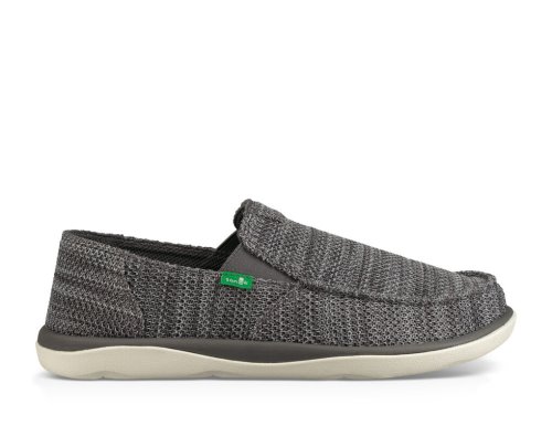 Sanuk Mens Mesh Vagabond Tripper Deep Grey Shoes | BNKEMU172